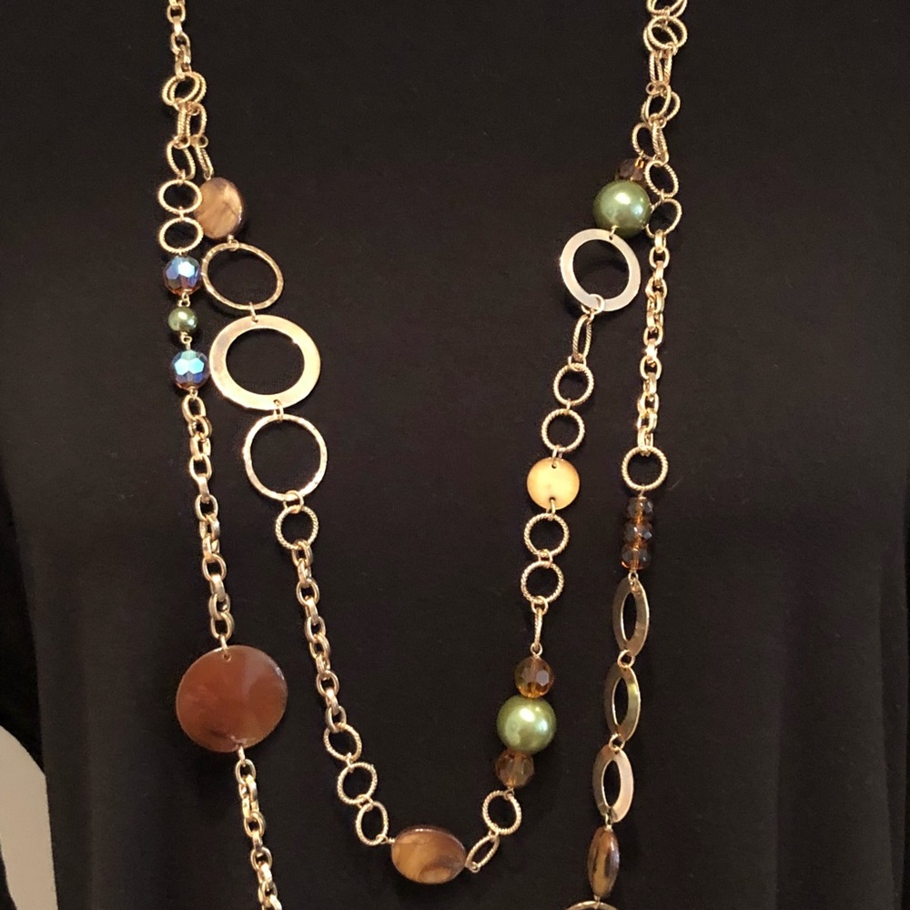 Statement Beads Necklace Set - image 2